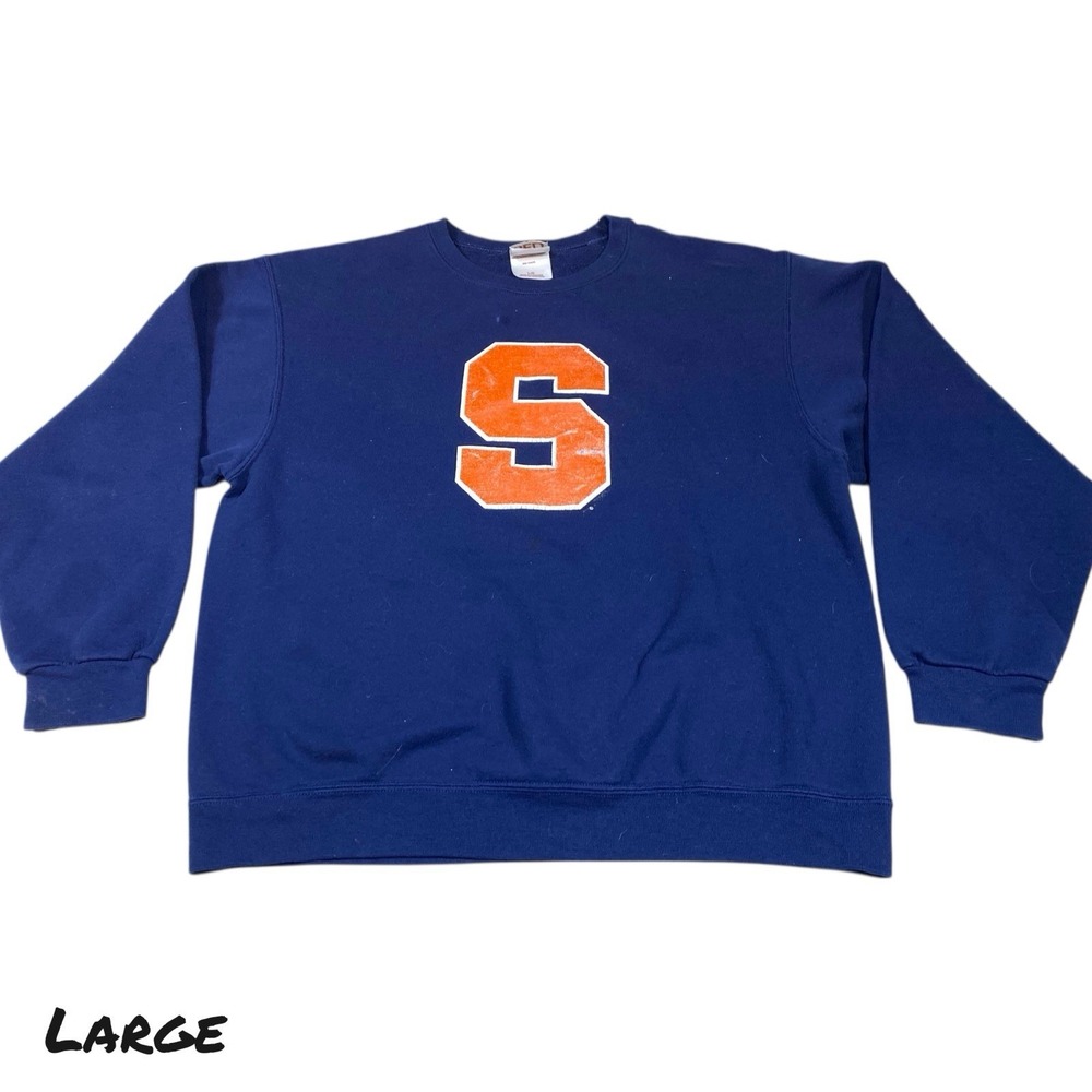 Vintage Syracuse University Sweatshirt Mens XL Crewneck Collegiate Pullover 90s